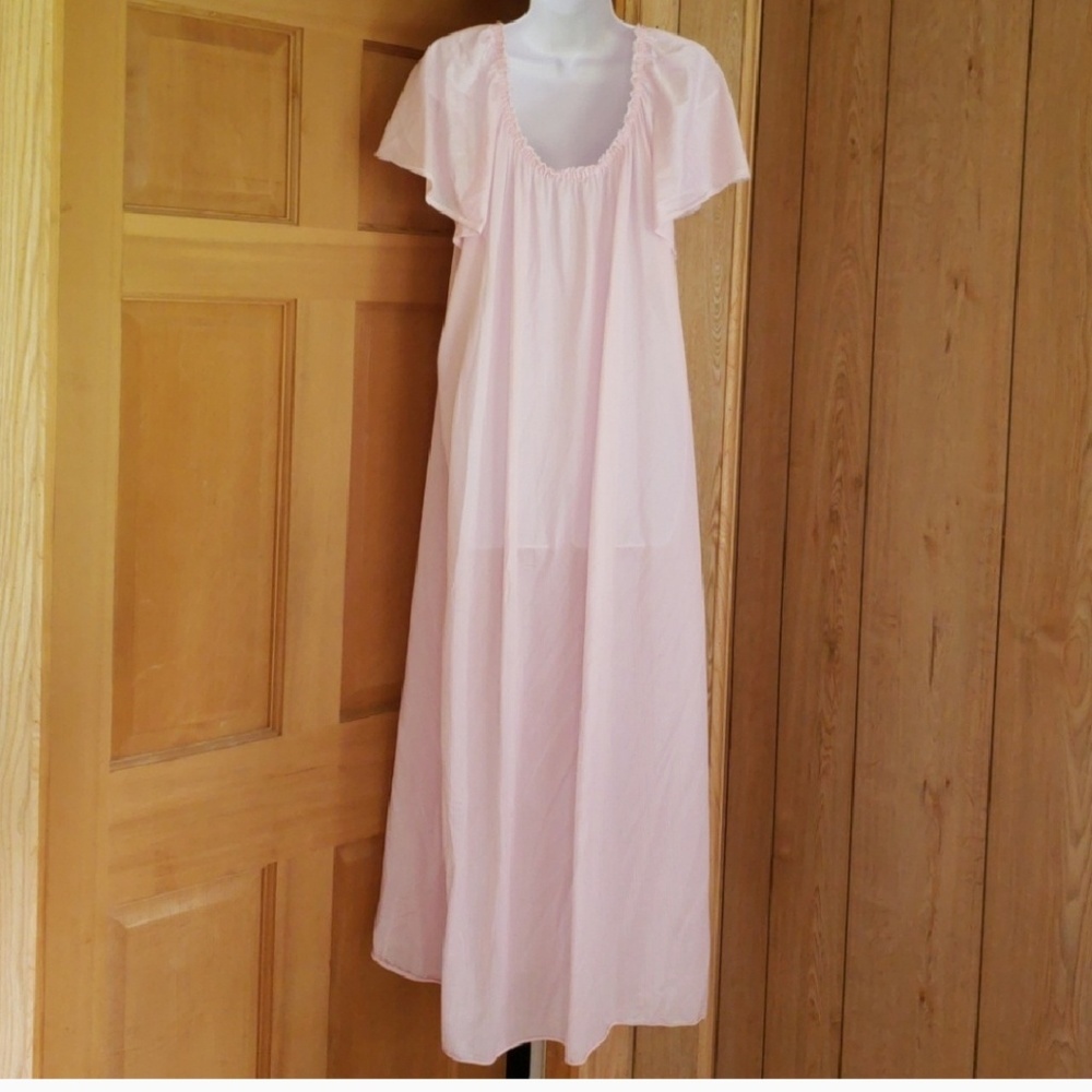 Full length nightgown light pink